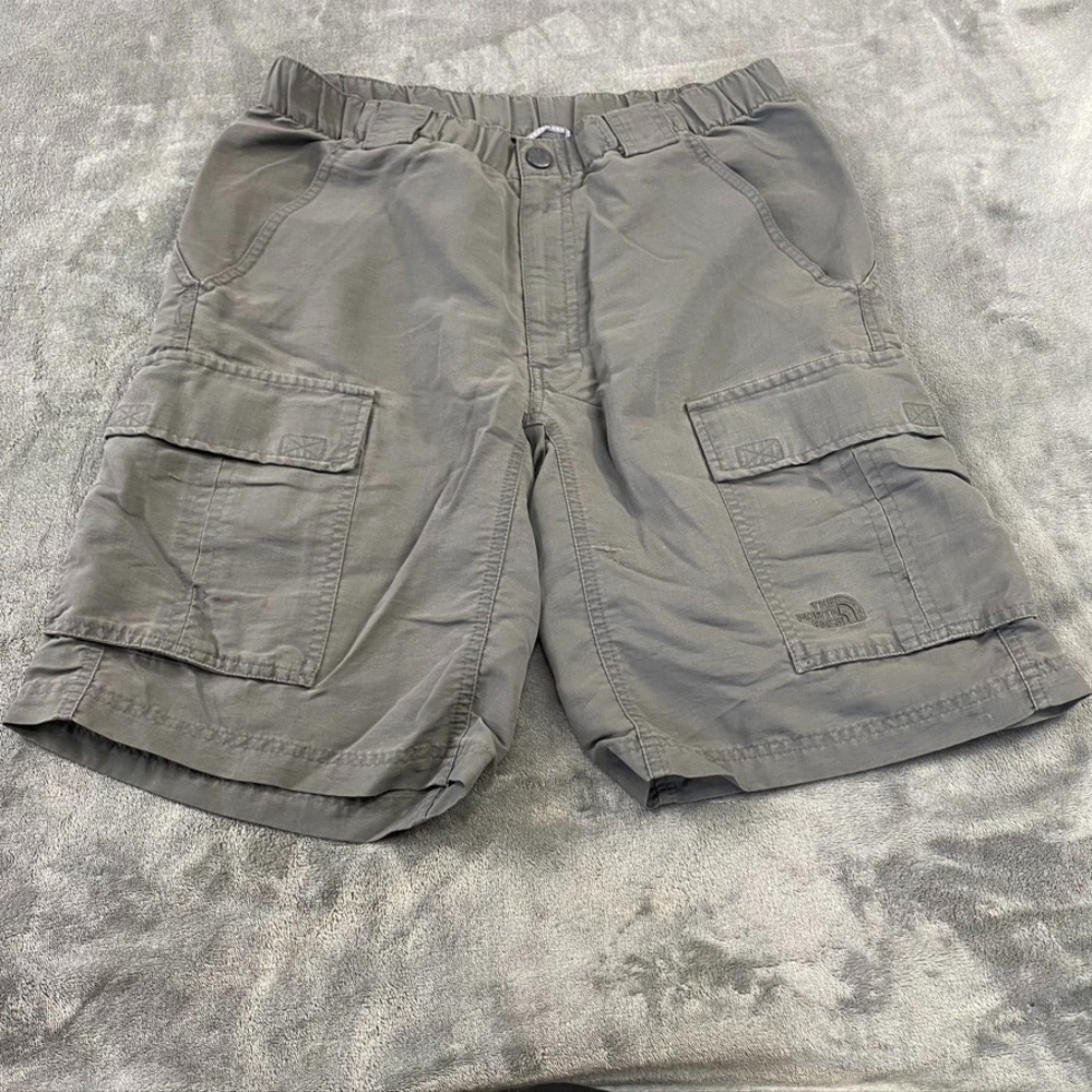 The North Face Shorts Mens S Gray Cargo Utility Hiking Outdoors‎ Beach Pockets